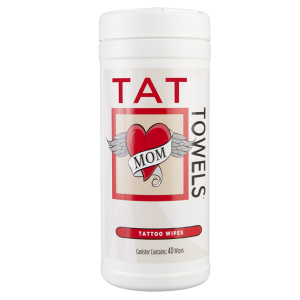 Tat Towels™ Moisturizing Tattoo Wipes: One Canisters (40ct)
