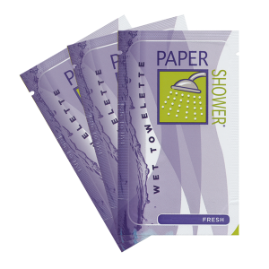 Paper Shower® Fresh: Wet Wipe- Individual Packs (12ct)