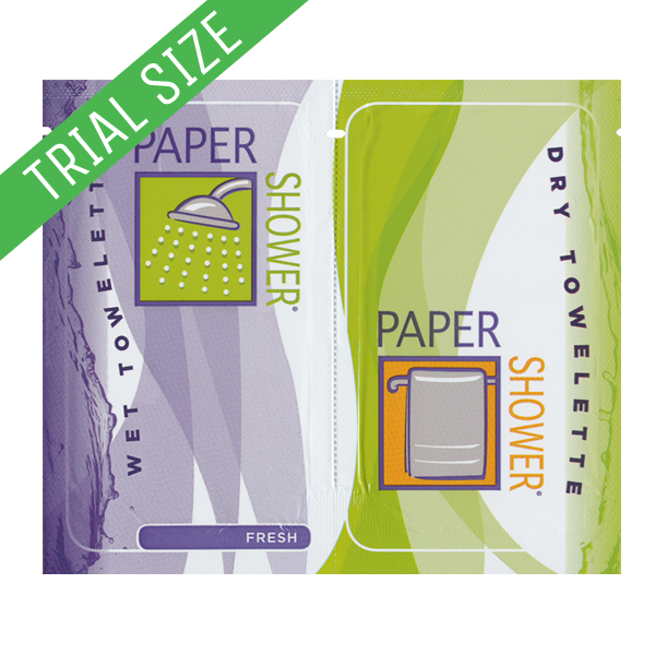 Paper Shower® Fresh: Wet & Dry Wipe – Trial (1ct)