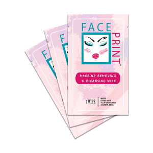 Face Print Makeup Removing Wipes™: Individual Packs (30ct)