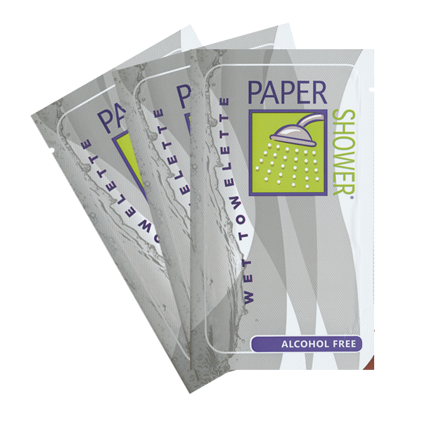 Paper Shower® Alcohol Free: Wet Wipe – Individual Packs (12ct)