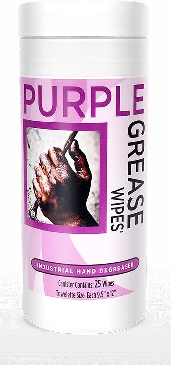 Purple Grease Removal Wipes